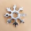 Multifunction Snowflake Wrench Keychain: Hex & Octagonal Universal Outdoor Tool