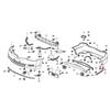 ABS Rear Bumper Support Bracket Stand For FA1 FD1 FD2 Impact Resistance Up To 200kg Static Load 71598SNAA01 71593SNAA01