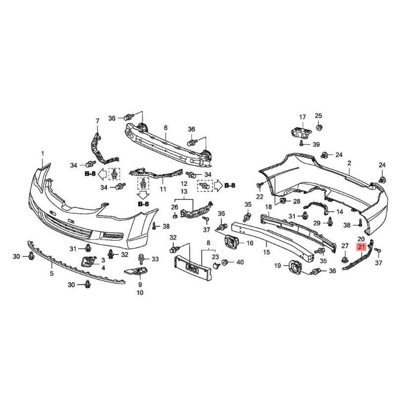 ABS Rear Bumper Support Bracket Stand For FA1 FD1 FD2 Impact Resistance Up To 200kg Static Load 71598SNAA01 71593SNAA01
