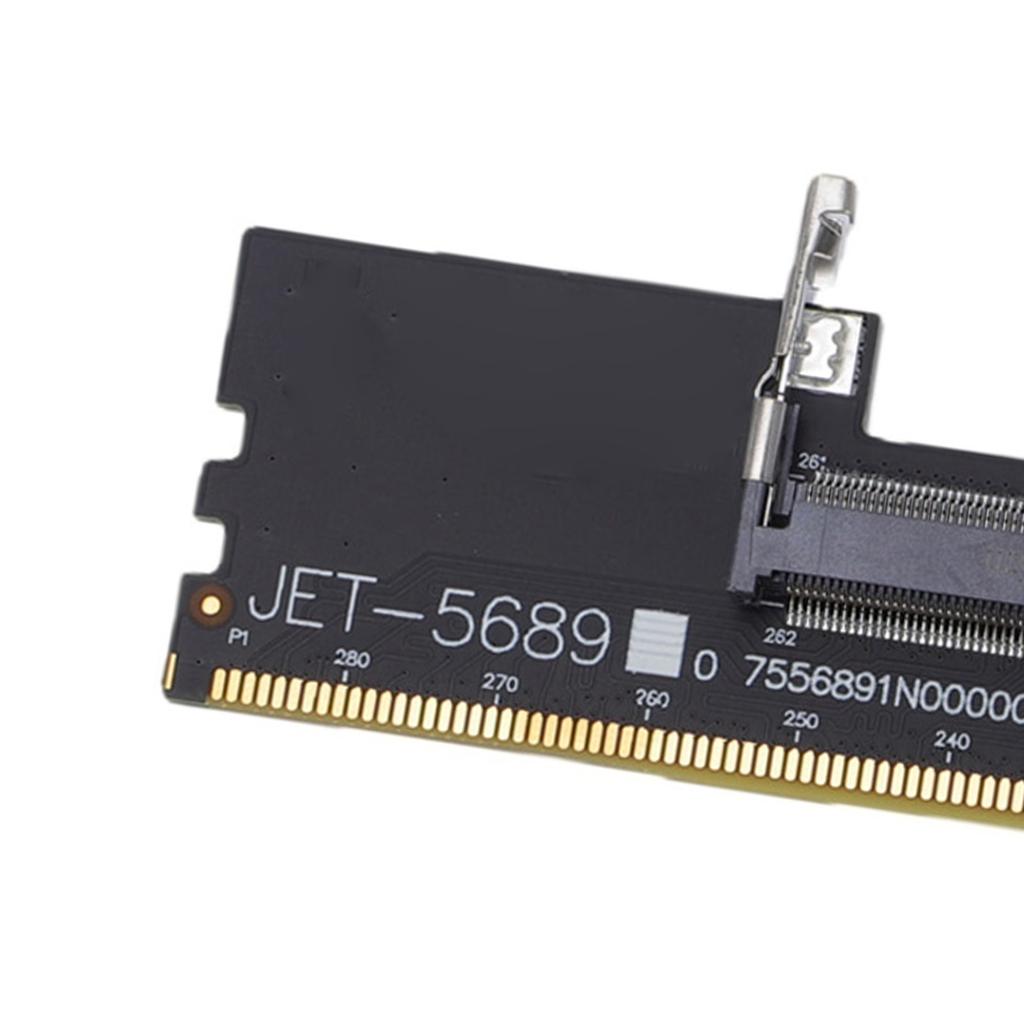 DDR5 U-DIMM to SO DDR5 RVS Adapter Card Laptop to Desktop Memory Converter for Computer Repair and Maintenance