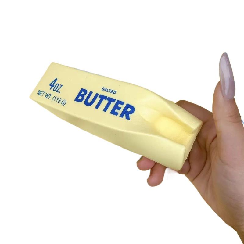 

1pc Butter Stick Squishy Toy Slow Rising Squeeze Toy Anti Stress Relief Hand Relax Fidget Toy for Kids Adults Gift
