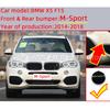 For BMW X5 F15 M 2014-2018 Specific Front & Rear Bumper Towing Hook Cover - Durable Hauling Shell Cap #51118060131 51128062757