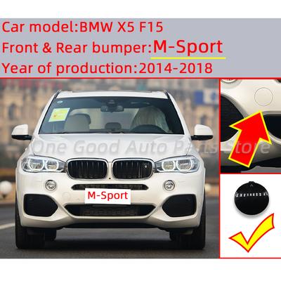 Voor BMW X5 F15 M 2014-2018 Specifieke Voor- en Achterbumper Trekhaak Afdekking - Duurzame Sleepkap #51118060131 51128062757
