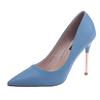 High heels women's spring and autumn new workplace OL fashionable and sexy pointed women's thin heels shallow single shoes women