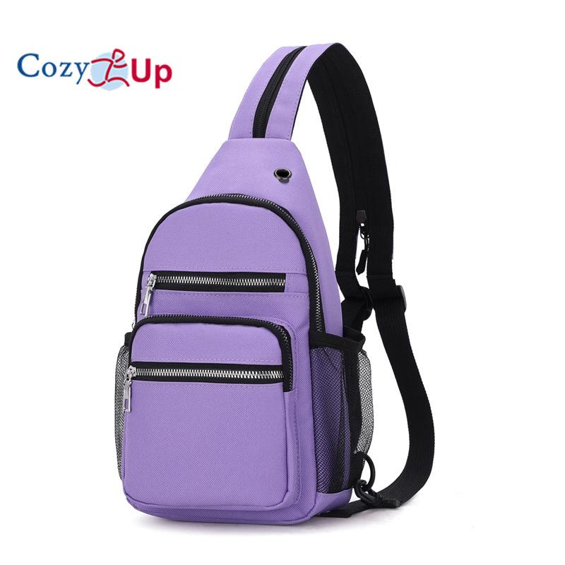 Cozy Up Unisex Multi-functional Chest Bag with One Shoulder and Two Shoulders for Both Men and Women