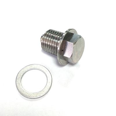M12 M14x1.5 M16 M18x1.5  M20X1.5 Edelstahl Ölablassschraube Mit Neodym-Magnet Universelles Autoteil