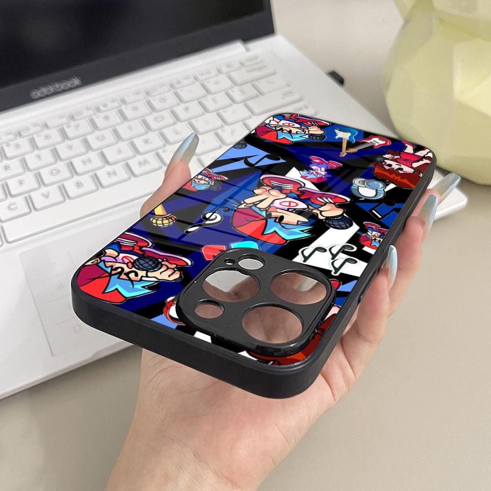 Friday Night Funkin Game Phone Case Glass For Samsung Galaxy S26 S25 S23 S24 S21 S22 S20 Ultra Fe Plus A16 Cover