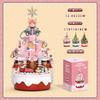 Compatible with LEGO Christmas Tree Eight Music Box Building Blocks Santa Claus Snowman Assembly Toy Children's Gift