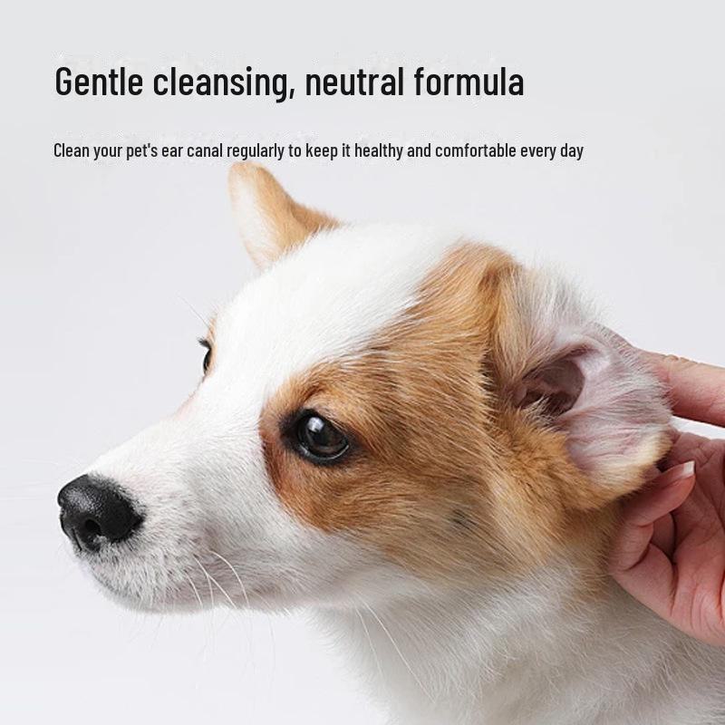 50-Piece Disposable Pet Ear Cleaning Gloves - Antibacterial, Mite Removal Finger Wipes for Cats