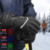Electric Heated Gloves Motorcycle Winter Warm Waterproof Rechargeable Heating Thermal Gloves For Snowmobile Riding