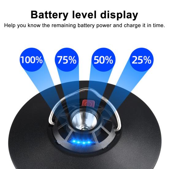 Mini Desktop Tripod 45661 Screw Camping Lamp Bracket USB Rechargeable