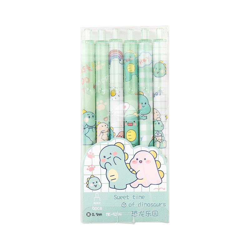 Gift Cartoon Press Gel Pen Student Water Cute Water Based Bullet Carbon Black Office Creative Kawai Stationery Lovely Supplies
