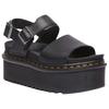 Dr. Martens Voss Leder Mode Trend Einriemen Sandalen 4,5cm Herren Sandalen Schwarz 31537001