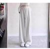 Girls' Wide-Leg Cuffed Pants - Spring/Autumn Casual Long Trousers for Kids