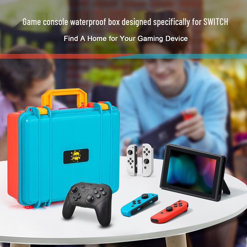 DEVASO Nintendo Switch Storage Case for Console, Controllers & Accessories - Tears of the Kingdom Edition
