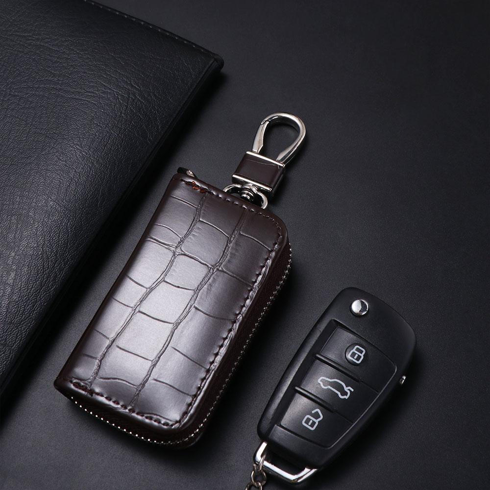 Business Kleine Geldbörse Portemonnaie Luxus Schlüsseletui Tasche Tragbar PU-Leder Münztasche Schlüsselanhänger