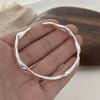 100% Massives 925 Sterling Silber Metallarmband für Damen Herren Vintage Handgefertigt Schlicht Geburtstag Geschenk S-B451