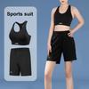 Li-Ning Summer Lightweight Sports Bra Comfortable Shorts Yoga Set Women activewear LNXY002-1+LNXY407-1