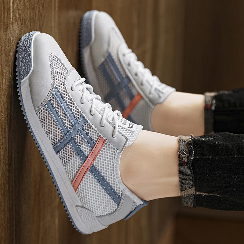 Women Summer Skateboard Shoes Breathable Men Running Sneakers Casual Kids White Sport Shoes Plus Size