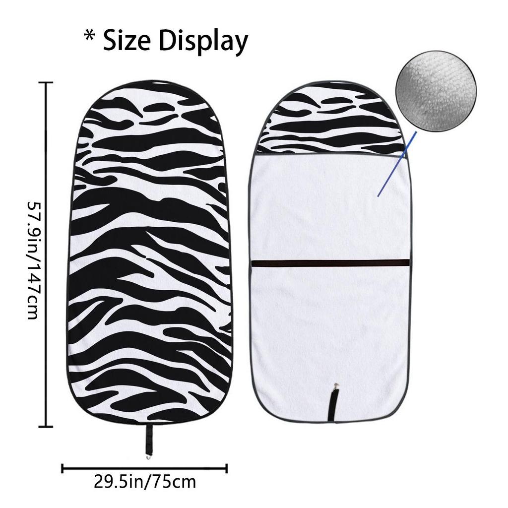 Universal Car Seat Towel Cover: Front Seat Protector for Gym, Workout, All Seasons