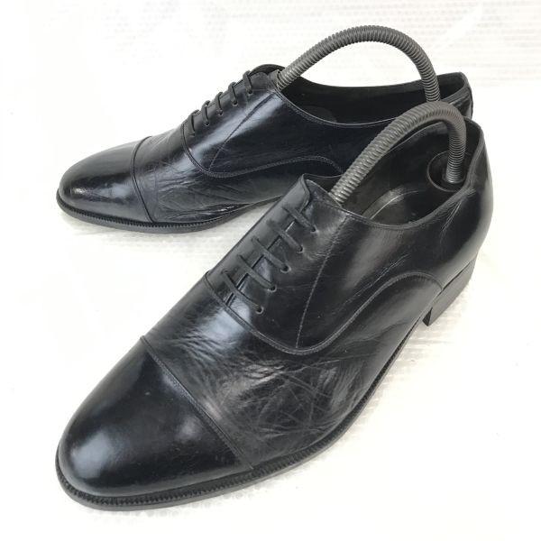 

Japan PIDO Width Selection Straight Tip Dress Shoes 26cm 4E Black