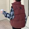 Warm Women's Winter Coat Fashion Stand Collar Loose Autumn Thick Sleeveless Parka Female Short Outerwear