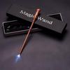 Harry Potter Magic LED Wand Set: Dumbledore & Hermione's Luminous Wands - Perfect Halloween Toy