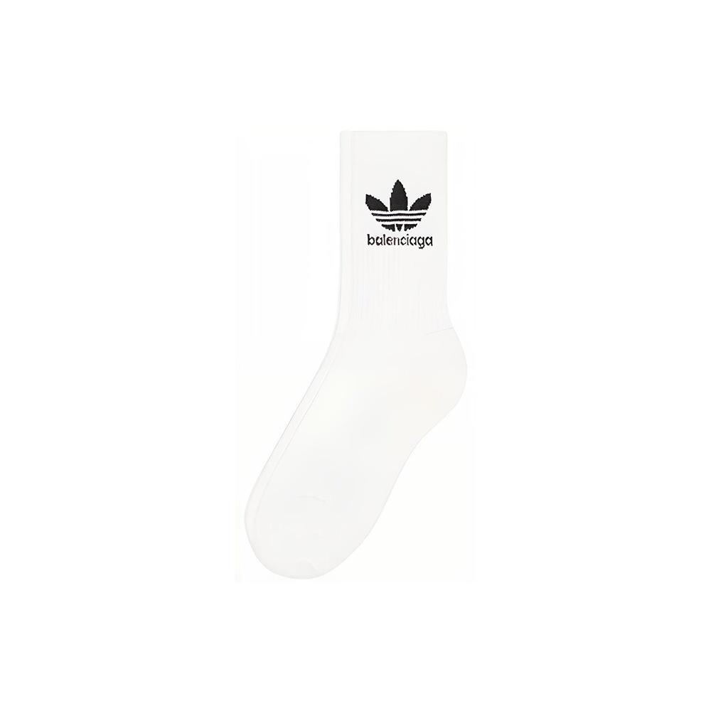 Balenciaga x adidas Socks 'White Black' Men's 7121774C6B79060
