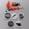 10Pieces Plastic Ballpoint Pen Set With Illuminated Tip And Rotating Grip For Comfortable Use In Dark Environments
