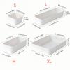 7Pcs Drawer Organizer Set, Plastic Cosmetic And Skincare Storage Boxes With Dividers For Vanity, Desktop,And Drawer Organization