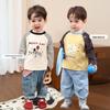 LUSON Baby Boys' Cartoon Print Long Sleeve T-Shirt