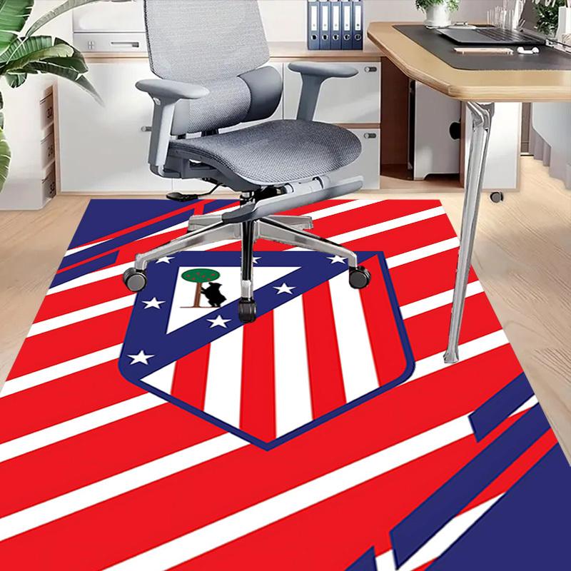 1PC Atletico Madrid Extra Large Non-Slip Floor Carpet, Office, Family, Bedroom, Studio - Large Area Rug Indoor Rugs, Vibrant Colors-A259