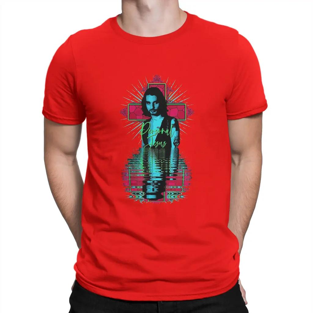 Personal Jesus Men T Shirts Musee Humorous Tee Shirt Short Sleeve Crew Neck T-Shirt Pure Cotton Summer Tops