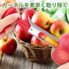 Geerow Apple Apple Stainless Apple Fruit Fruit Peeler for Fruits and with Sharp Serrated Perfect for Kitchen Utensils Gadgets Corer, Corer, Steel,