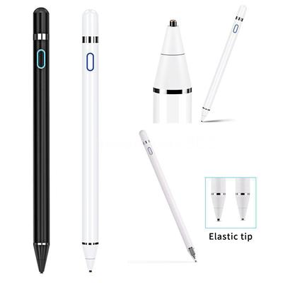 Lápiz óptico universal con punta elástica de cobre puro y apagado automático, compatible con iOS, Android y Windows.