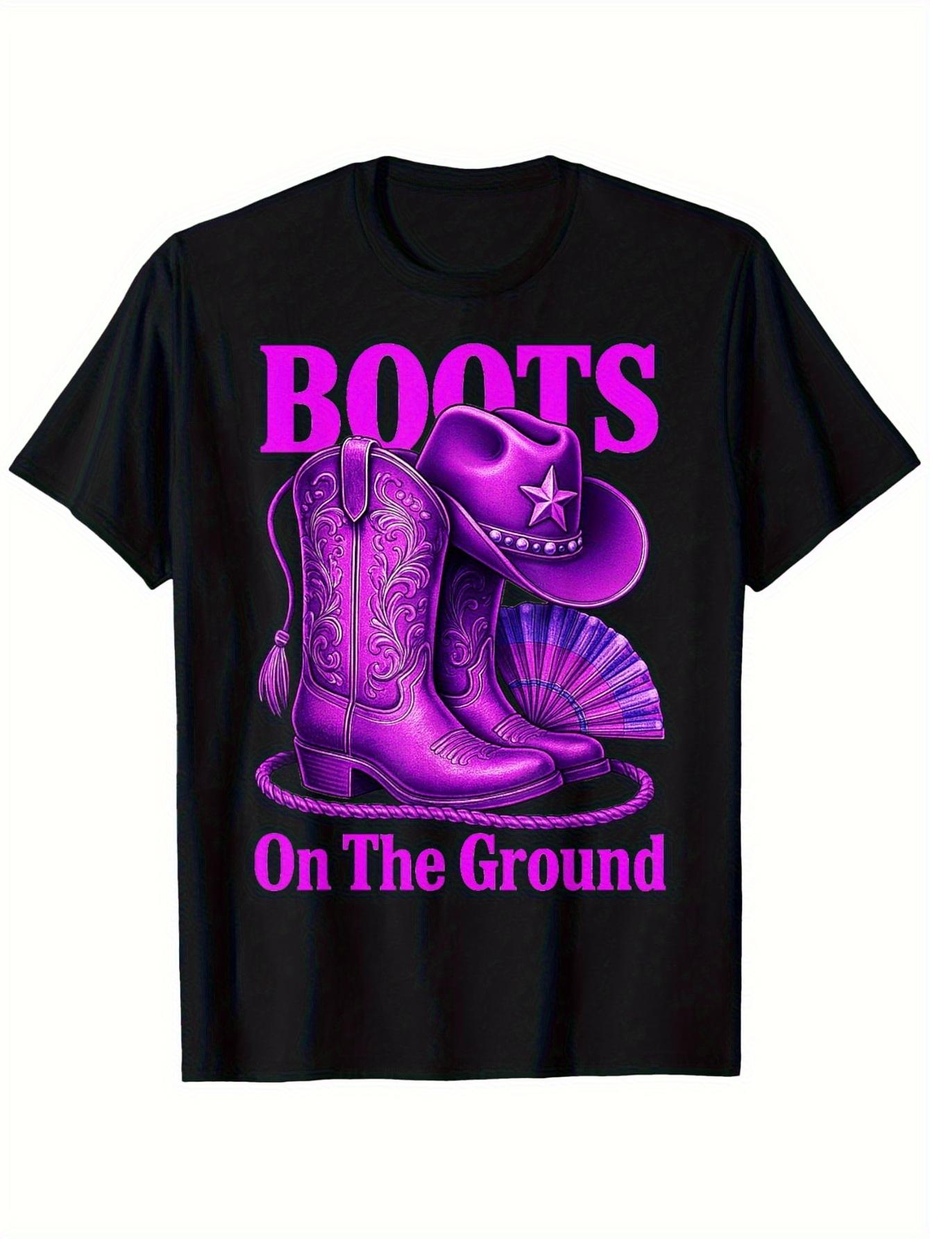 Western Cowboy Graphic T-shirt - 100% Cotton Super Soft Breathable Comfort S