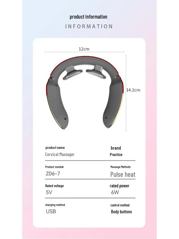 

Jiancheng Electric Pulse Neck Massager