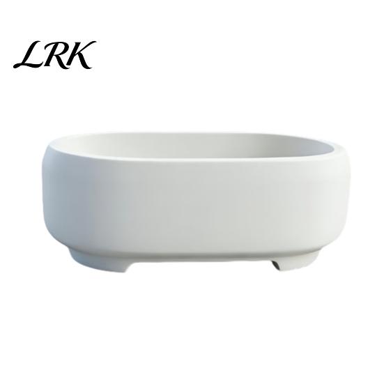 Planter Rounded Line Plant Container, Oval Shape Indoor Green Pot, Container Multi-Purpose Flower Pot for Small Foliage Plants Home Decor 3D Printed