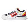 Originals FORUM Cushioning, Wear Resistant Low Top Skateboard Shoes White Blue Red Teenagers H04423