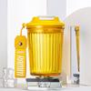 Tritan Bpa Free Coffee Cup With Lid And Rope 450ml Thicken Gym Sport Water Bottle For Girls Portable Outdoor Travel Mug Drinkcup