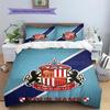 Custom Name Sunderland AFC2 Pattern Bedding Quilt Set  Home Decoration  Gift (1 * duvet cover + 2 * pillowcase  without core)