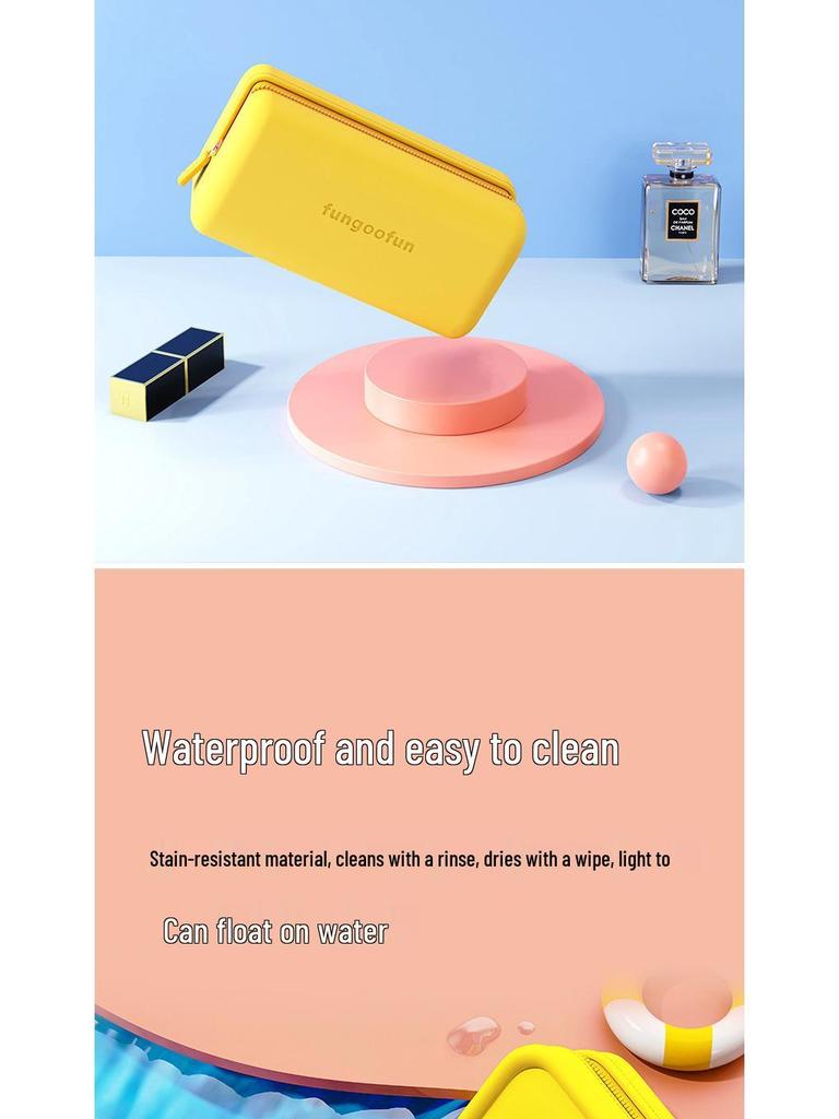 Women's Portable Large-Capacity Travel Makeup Bag - High-Value, Ins Style Skincare Storage Box