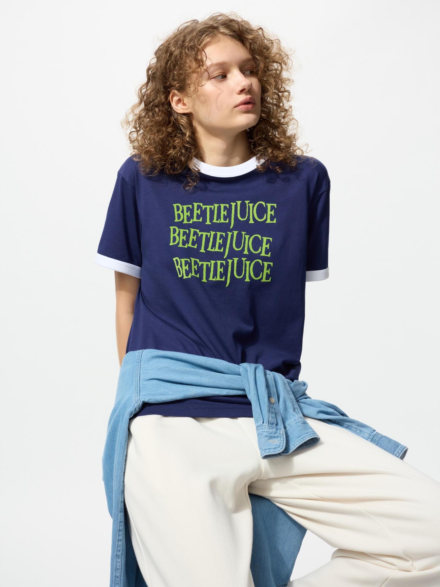 

Uniqlo Футболка с графическим принтом Universal Movies UT, с коротким рукавом, F 68 BLUE/WOMEN S