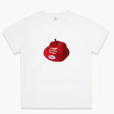Melted Apple 2025 T-Shirt Amerikanisch Weich Und Cool Für Männer Und Frauen Aus Baumwolle Retro Bedruckt Kurzärmlig harajuku