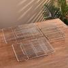 Stainless Steel BBQ Grill and Baking Rack with Food-Grade Square Draining Tray