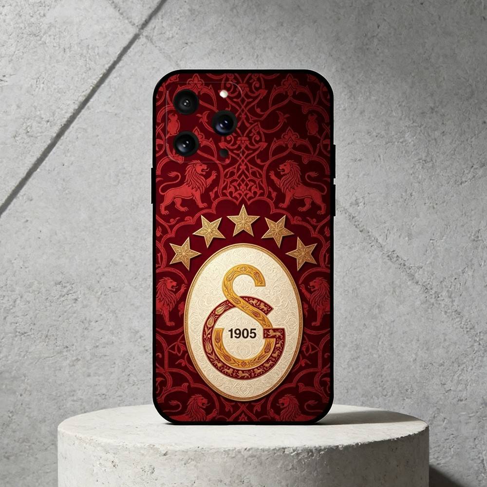 Coque de téléphone G-Galatasaray 1905 Silicone noir Souple Pour IPhone 17,16,15,14,13,12,11,SE,Plus Pro Max