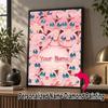 Personalized Jigglypuff Diamond Art Custom Name 5D Diamond Painting Full Drill DIY Craft