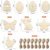 Wooden Easter Ornament DIY Kit: Children's Party Venue Decoration with Hemp Rope