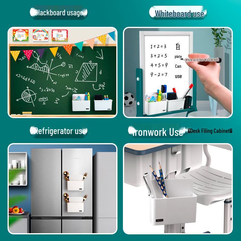 Funi Magnetic Blackboard Eraser & Chalk Storage Wall Mount
