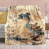 Pokémon Anime Flannel Blanket - Soft Warm Perfect for Sofa, Bedding Camping Travel Office Home Decor 